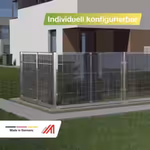 Solarzaun „premium line“ (Quermontage)
