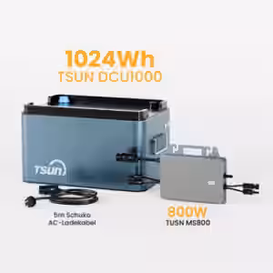 TSUN TSOL-DCU1000 Balkonkraft Batteriespeicher deal - 1024Wh Batteriespeicher + 800W Wechselrichter / Abholung Weinheim