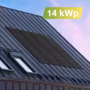 Solaranlage Universaldach 14kWp
