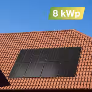 Solaranlage Ziegeldach 8kWp