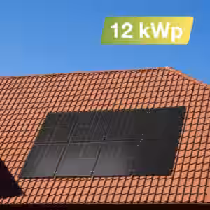 Solaranlage Ziegeldach 12kWp