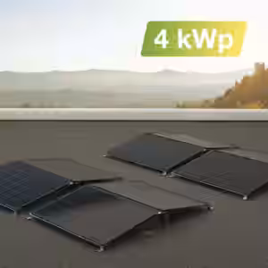 Solaranlage Flachdach 4kWp