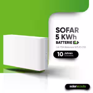 BTS 5K SOFAR Batteriemodul Innovative und leistungsstarke Batterielösung Das BTS 5K SOFAR Batteriemodul wurde entwickelt