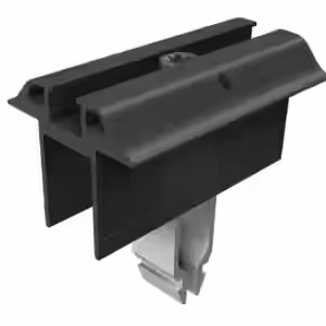 Schletter Mittelklemme Vario mit Erdung, schwarz eloxiert 96141-01