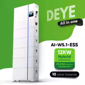 Innovative Energieverwaltung für Zuhause und Unternehmen Das All-in-One-Energiespeichersystem AI-W5.1-ESS (LV) steht für eine neue Ära der Energieverwaltung. Mit diesem fortschrittlichen System wird die effiziente Nutzung und Speicherung von Energie in Ihrem Zuhause oder Unternehmen kinderleicht. Der integrierte 12 kW Dreiphasen-Hybrid-Wechselrichter in Kombination mit modularen Lithium-Eisenphosphat-Batterien bietet Ihnen nicht nur hohe Leistung