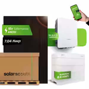 Trina Vertex S+ TSM-NEG9RC.27 440W Bifazial Fullblack Fortschrittliche Solartechnologie Erleben Sie fortschrittliche Solartechnologie mit dem Vertex S+ TSM-NEG9RC.27