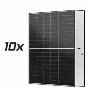 Maximale Effizienz Die Aiko 470W G2-Neostar 2P Monofazial Black Frame Solarmodule bieten eine Spitzenleistung von bis zu 470 W und einen Modulwirkungsgrad von 23