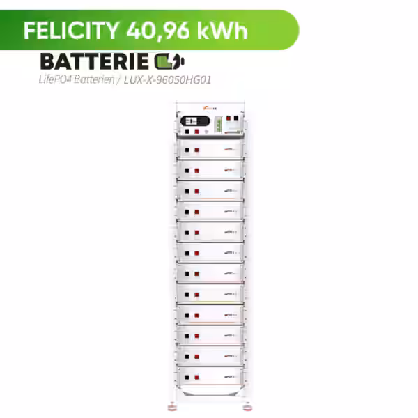 Zuverlässige Energieversorgung für Ihr Zuhause Die LUX-Y-48100HG01 ist eine leistungsstarke LiFePO4-Batterie