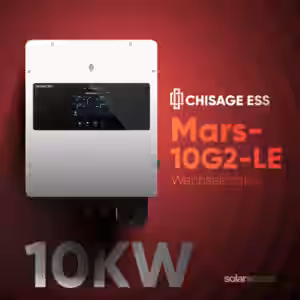 Leistungsstarker Wechselrichter für anspruchsvolle Energiesysteme Die Wechselrichter der Mars G2-LE Serie bieten eine fortschrittliche Lösung für moderne Energieanforderungen. Mit einer Kapazität von bis zu 14 kW im dreiphasigen Betrieb kombinieren sie Effizienz und Vielseitigkeit in einem robusten Design. Ein farbiges 7-Zoll-Touchscreen-Display ermöglicht eine intuitive Bedienung