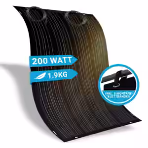 Hochflexibles Solarmodul mit innovativer Technologie Das doitBau DB200FLEX ist ein hochmodernes