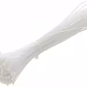 Nylon-Kabelbinder 3,6 x 300 mm, 100 Stück, Weiß